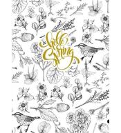 Notatnik ozdobny 145x197/64K kratka TW Ptaszki