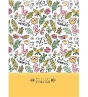 Notatnik ozdobny 145x197/64K kratka TW Tropiki