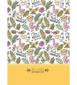 Notatnik ozdobny 145x197/64K kratka TW Tropiki