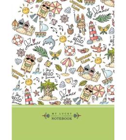 Notatnik ozdobny 145x197/64K kratka TW Plaża