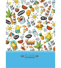 Notatnik ozdobny 145x197/64K kratka TW Lato