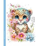 Notatnik 128x165/48K kratka gepard FRESH