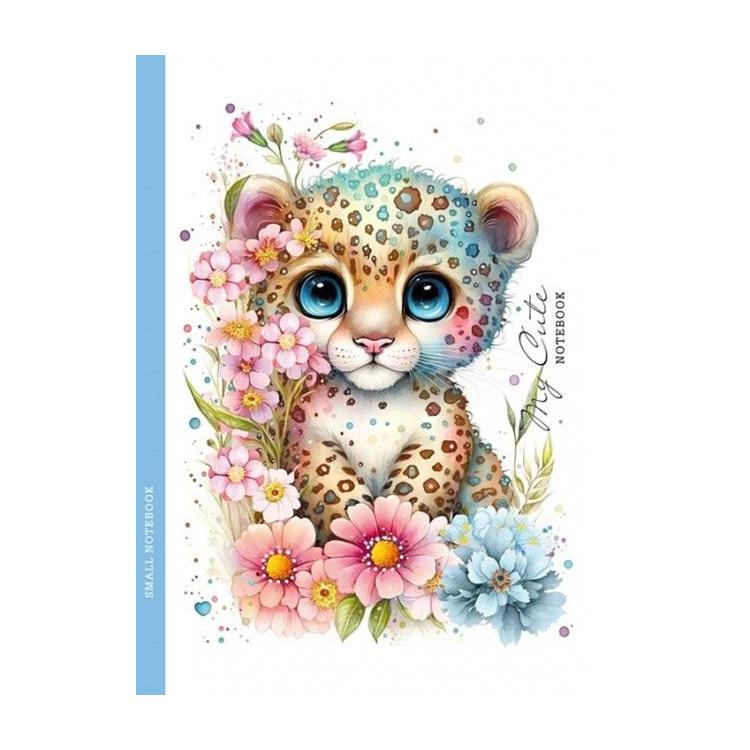 Notatnik 128x165/48K kratka gepard FRESH