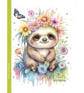 Notatnik 128x165/48K kratka leniwiec FRESH