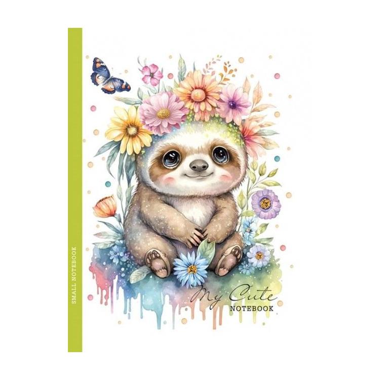 Notatnik 128x165/48K kratka leniwiec FRESH