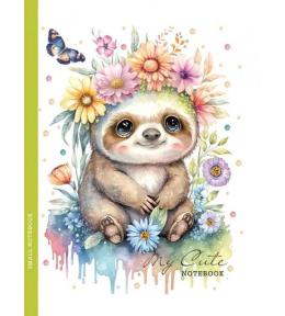 Notatnik 128x165/48K kratka leniwiec FRESH