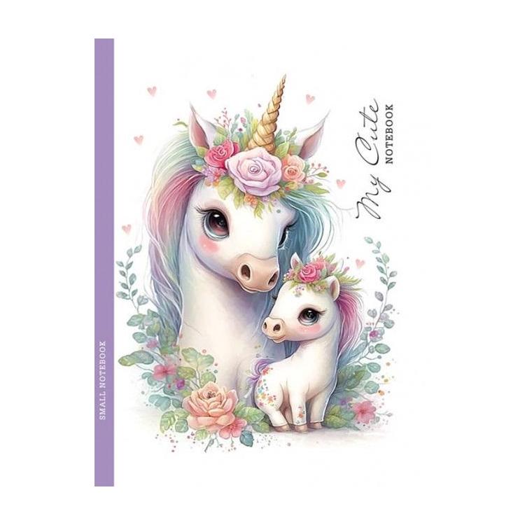 Notatnik 128x165/48K kratka jednorożce FRESH