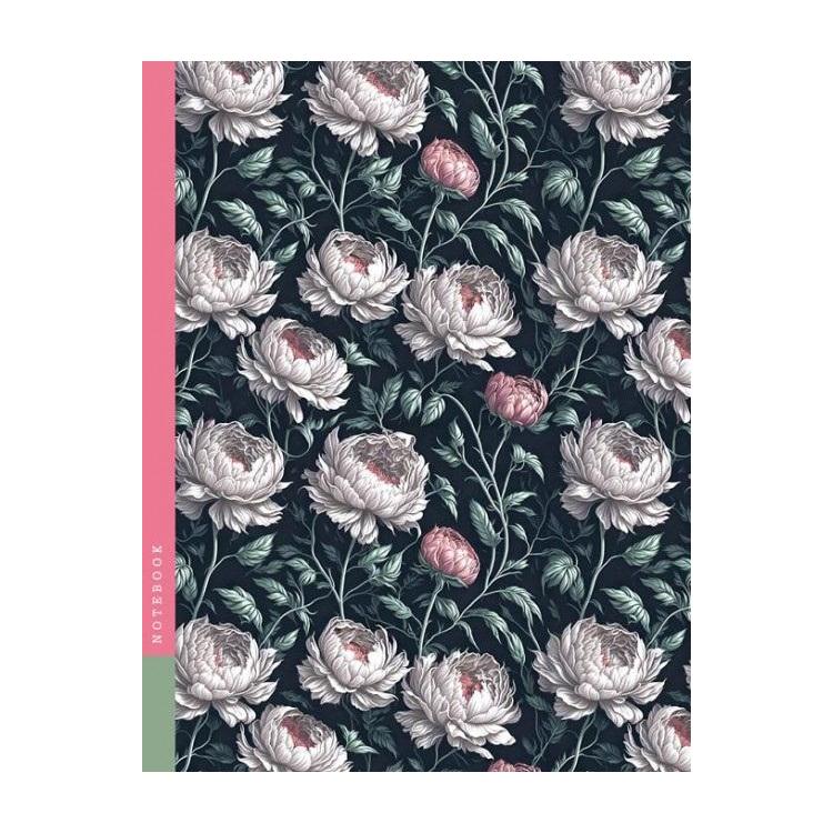 Notatnik 128x165/48K linia kwiaty FRESH