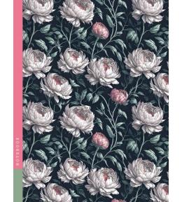 Notatnik 128x165/48K linia kwiaty FRESH