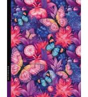 Notatnik 128x165/48K linia motyle FRESH