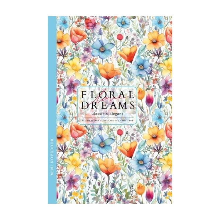 Notatnik 105x165/48K linia kwiaty FRESH