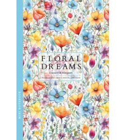 Notatnik 105x165/48K linia kwiaty FRESH