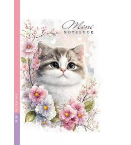 Notatnik 105x165/48K kratka kotek FRESH