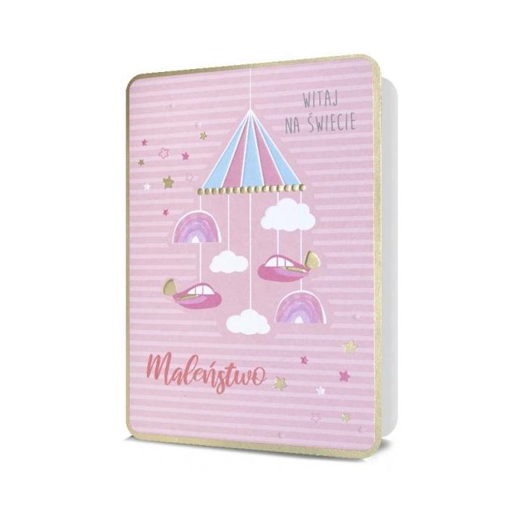 Karnet B6 Narodziny dziewczynka HM200-2187