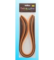 Paski do quillingu 5mmx50cm brązowe 100szt