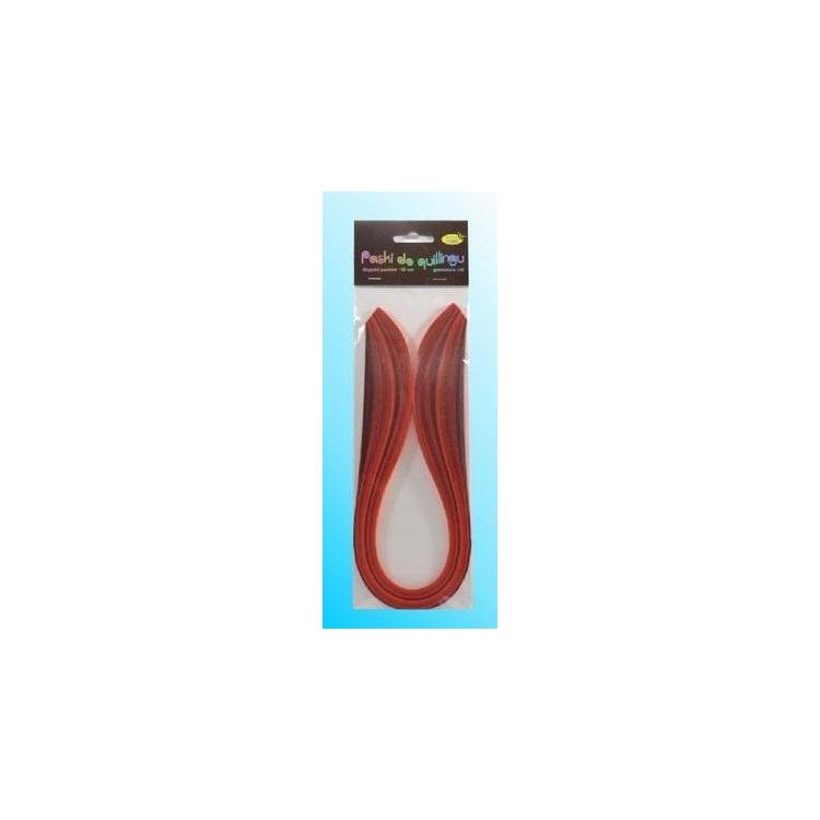 Paski do quillingu 10mmx50cm czerwone 100szt