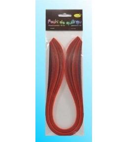 Paski do quillingu 10mmx50cm czerwone 100szt
