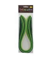 Paski do quillingu 10mmx50cm zielone 100szt