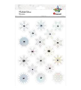 Naklejki papierowe brokat Boże Narodzenie mix