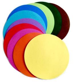 Papier origami 70g koło 8cm 100 arkuszy MIX