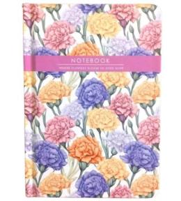 Notatnik A6/64K gładki Kolorowe kwiaty FRESH