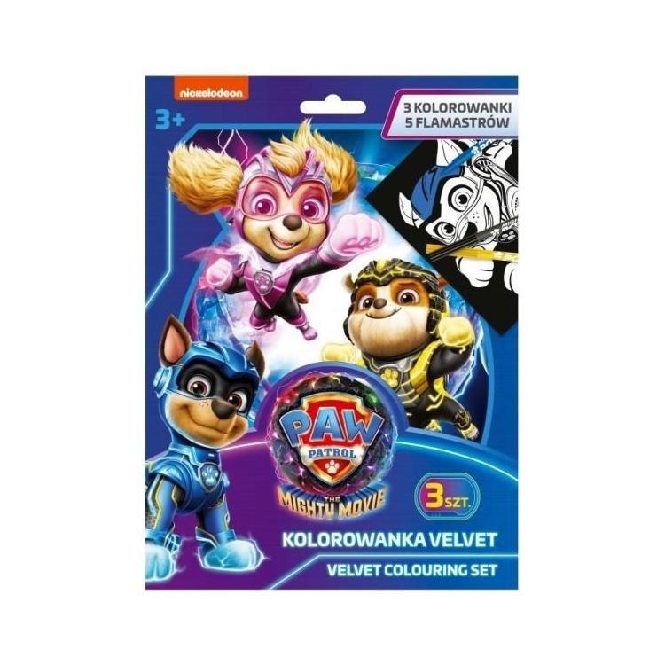 Zestaw kolorowanek z flamastrami 8el Psi Patrol