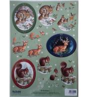 Arkusz do techniki 3D sztancowany 29,7x21cm