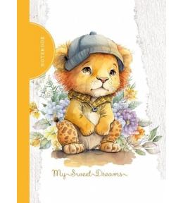 Notatnik ozdobny 105x148/48K kratka TW Lew FRESH