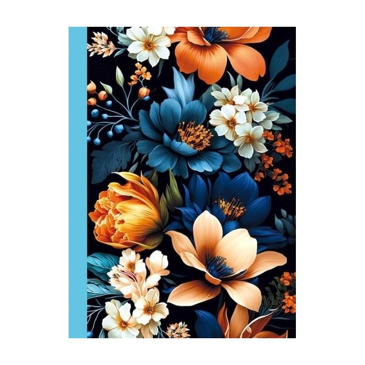 Notatnik ozdobny 105x148/48K kratka TW Flora