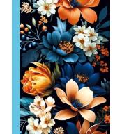 Notatnik ozdobny 105x148/48K kratka TW Flora