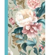 Notatnik ozdobny 105x148/48K kratka TW Flora
