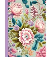 Notatnik ozdobny 105x148/48K kratka TW Flora