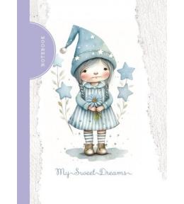 Notatnik ozdobny 105x148/48K kratka TW Wróżka