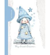 Notatnik ozdobny 105x148/48K kratka TW Wróżka