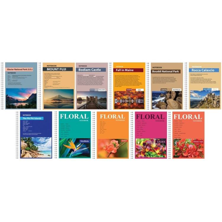 Kołonotatnik B6/96K kratka FRESH