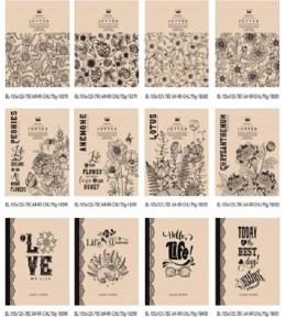 Notatnik ozdobny 105x125/64K gładki FRESH