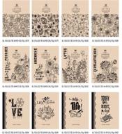 Notatnik ozdobny 105x125/64K gładki FRESH