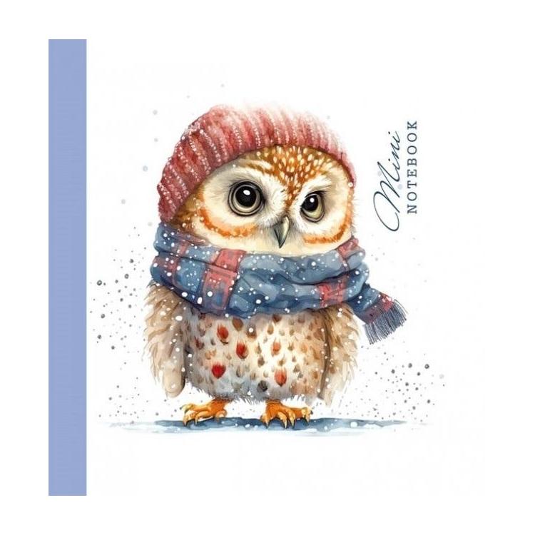 Notatnik ozdobny 100x100/48K kratka Sowa FRESH