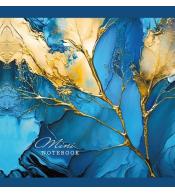 Notatnik ozdobny 100x100/48K kratka Mozaika nieb.