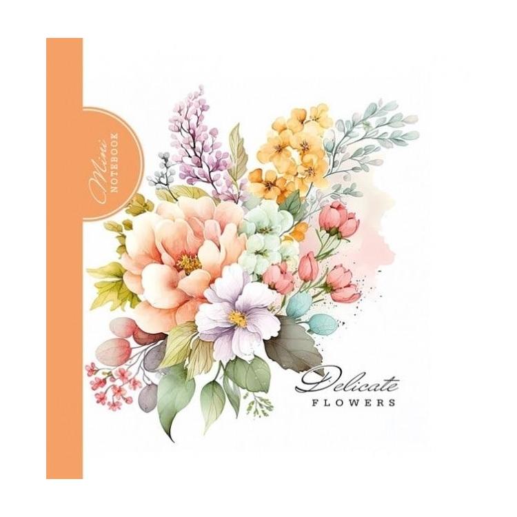 Notatnik ozdobny 100x100/48K kratka Bukiet pomarań