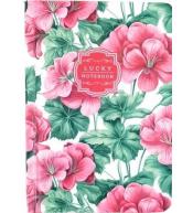 Notatnik A6/64K kratka Kwiaty FRESH