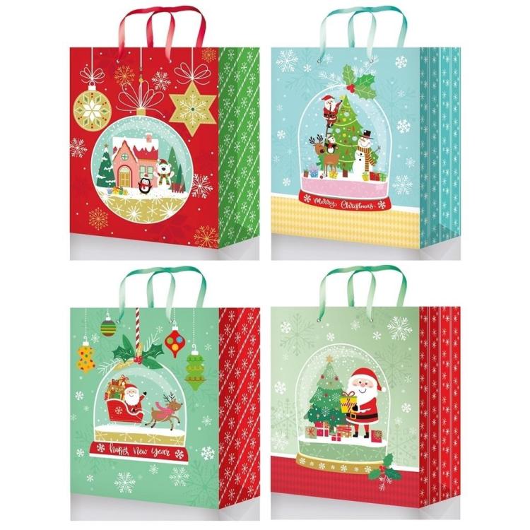 Torebka ozdobna Święta konfetti średnia FRESH