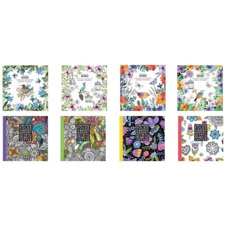 Notatnik ozdobny 120x120/80K gładki FRESH