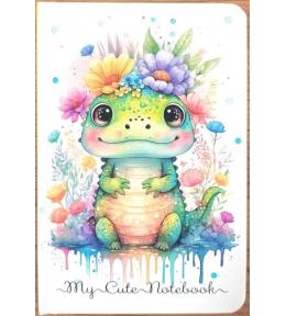 Notatnik140x95/64K kratka Krokodyl FRESH