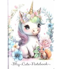 Notatnik 140x95/64K kratka Jednorożec FRESH