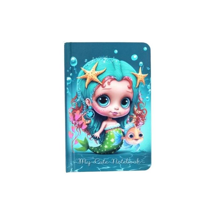 Notatnik 140x95/64K kratka Mała Syrenka FRESH