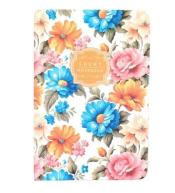 Notatnik 140x95/64K kratka Kwiaty FRESH