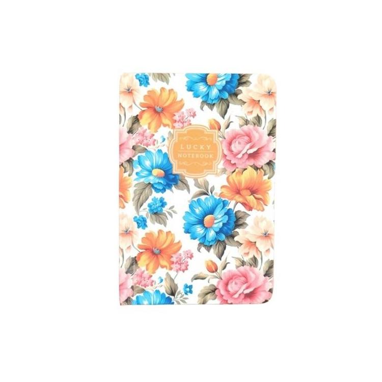 Notatnik 140x95/64K kratka Kwiaty FRESH