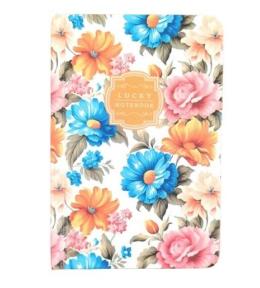 Notatnik 140x95/64K kratka Kwiaty FRESH