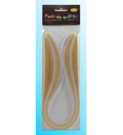 Paski do quillingu 5mmx50cm kremowe 100szt
